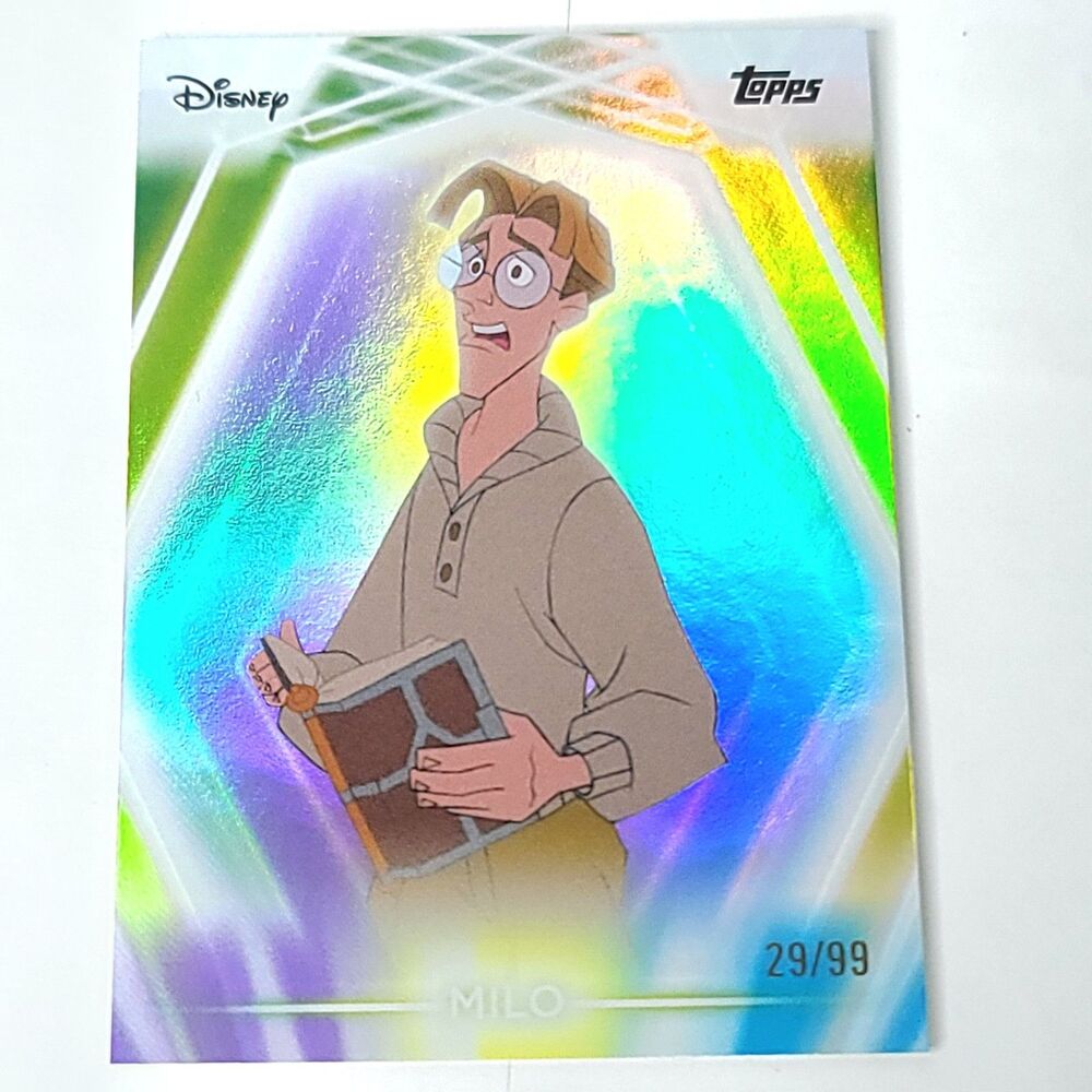 Milo Topps 2026 Disney Neon Holo Parallel Refractor Limited 29/99